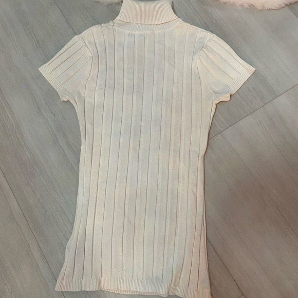 Cache Ivory Ribbed Knit Top - Picture 2 of 4